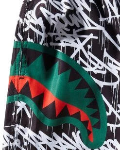 SPRAYGROUND® SCRIBBLE SHARK SHOTO SWIM TRUNKS