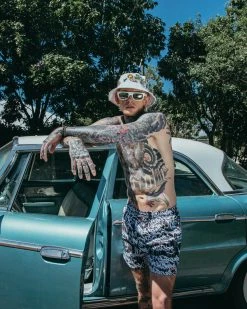 SPRAYGROUND® SCRIBBLE SHARK SHOTO SWIM TRUNKS