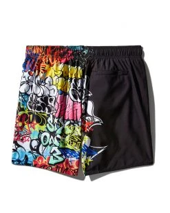SPRAYGROUND® SWIMWEAR HALF GRAFF SHOTO SWIM TRUNKS