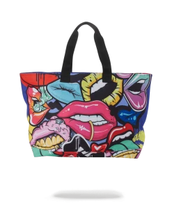 SPRAYGROUND® LIP SERVICE BEACH TOTE 2 SPRAYGROUND® LIP SERVICE BEACH TOTE