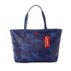 SPRAYGROUND® SHARK CHECK (BLUE) TOTE BAGS