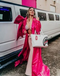 SPRAYGROUND® BAGS CLEARCUT TOTE (WHITE)