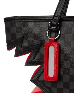 SPRAYGROUND® BAGS SHARK BITE SHARKS IN PARIS GRAY TOTE