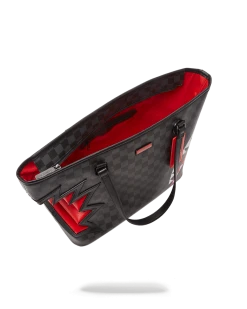 SPRAYGROUND® BAGS SHARK BITE SHARKS IN PARIS GRAY TOTE