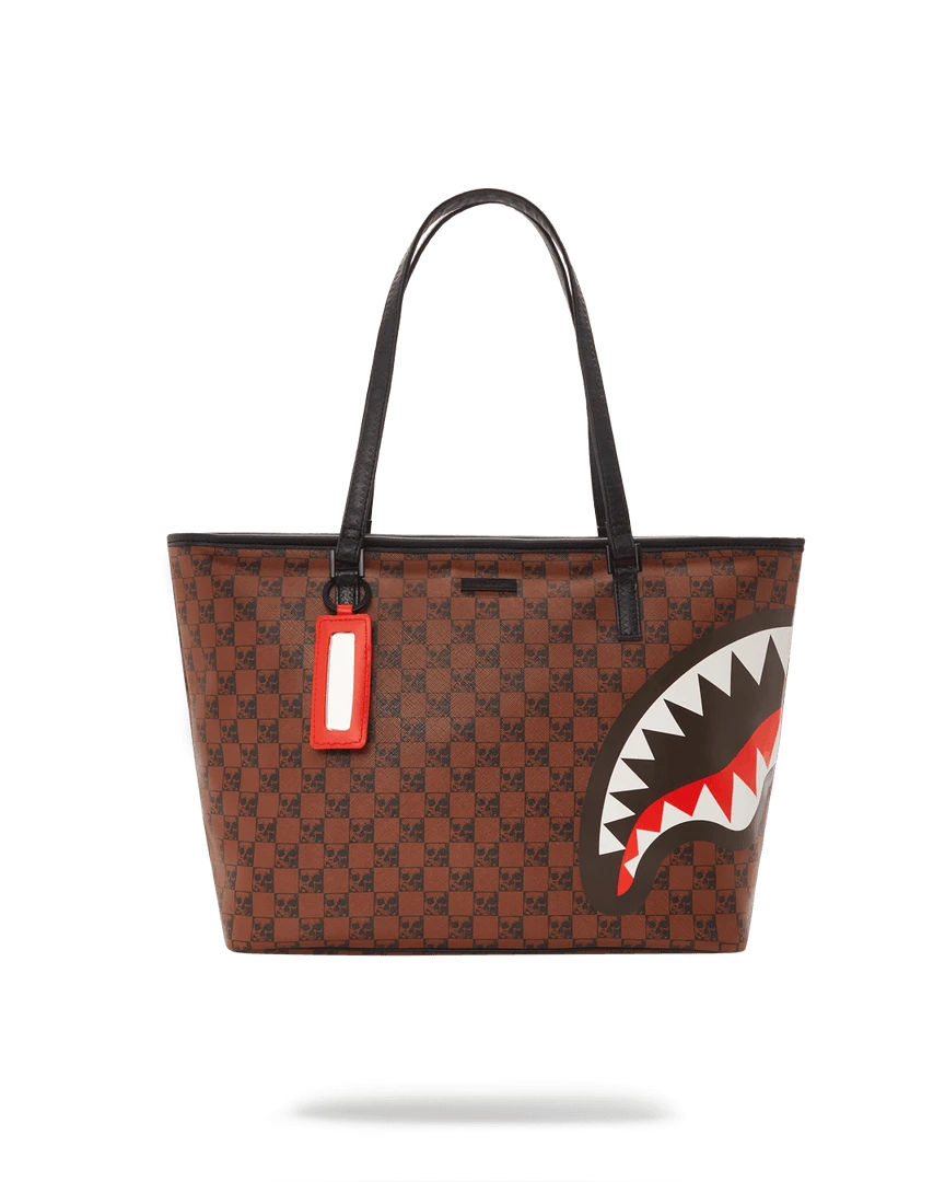 SPRAYGROUND® SHARKS AND SKULLS TOTE BAGS 1 SPRAYGROUND® SHARKS AND SKULLS TOTE BAGS