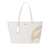 SPRAYGROUND® RIVIERA LE BLANC GOLD CHAIN SHARK TOTE