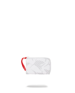 SPRAYGROUND® WALLETS SHARK CHECK (WHITE) WALLET