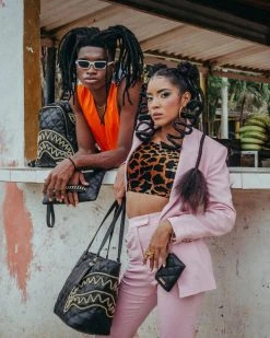 SPRAYGROUND® WALLETS NOIR QUILT GOLD CHAIN SHARK WALLET