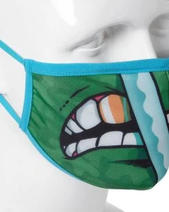 SPRAYGROUND® ADULT TMNT: LEONARDO SHARK FORM FITTING FACE-COVERING FACE MASKS