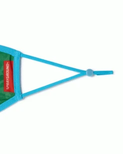 SPRAYGROUND® ADULT TMNT: LEONARDO SHARK FORM FITTING FACE-COVERING FACE MASKS