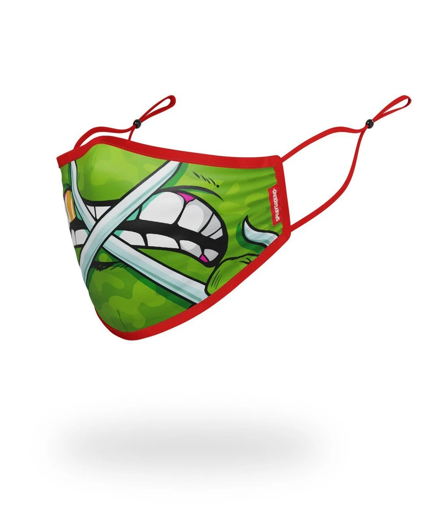 SPRAYGROUND® FACE MASKS ADULT TMNT: RAPHAEL SHARK FORM FITTING FACE-COVERING 2 SPRAYGROUND® FACE MASKS ADULT TMNT: RAPHAEL SHARK FORM FITTING FACE-COVERING
