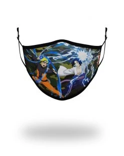 SPRAYGROUND® ADULT NARUTO VS SASUKE FORM FITTING FACE-COVERING