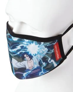 SPRAYGROUND® ADULT NARUTO VS SASUKE FORM FITTING FACE-COVERING