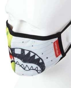 SPRAYGROUND® ADULT DOODLEBOB SPLIT SHARK FORM FITTING FACE-COVERING 8 SPRAYGROUND® ADULT DOODLEBOB SPLIT SHARK FORM FITTING FACE-COVERING
