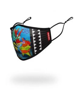 SPRAYGROUND® FACE MASKS ADULT SPONGEBOB TRACK SUIT FORM FITTING FACE-COVERING