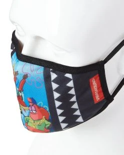 SPRAYGROUND® FACE MASKS ADULT SPONGEBOB TRACK SUIT FORM FITTING FACE-COVERING