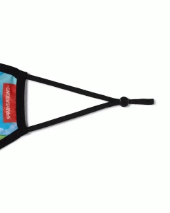 SPRAYGROUND® ADULT SPONGEBOB JELLY SHARK FORM FITTING FACE-COVERING