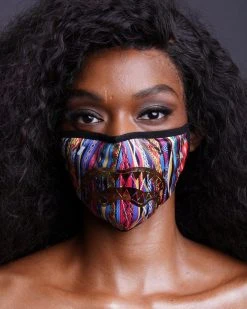 SPRAYGROUND® FACE MASKS 1994 GOLD METALLIC SHARK POLYESTER FACE MASK 19 SPRAYGROUND® FACE MASKS 1994 GOLD METALLIC SHARK POLYESTER FACE MASK