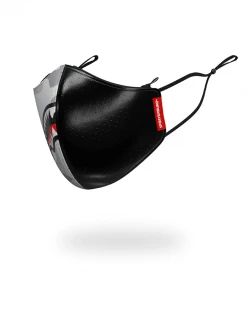 SPRAYGROUND® DAMAGE CONTROL STASH POCKET VEGAN LEATHER FACE MASK 10 SPRAYGROUND® DAMAGE CONTROL STASH POCKET VEGAN LEATHER FACE MASK