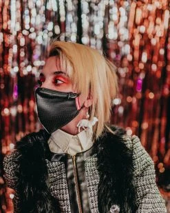 SPRAYGROUND® DAMAGE CONTROL STASH POCKET VEGAN LEATHER FACE MASK 11 SPRAYGROUND® DAMAGE CONTROL STASH POCKET VEGAN LEATHER FACE MASK