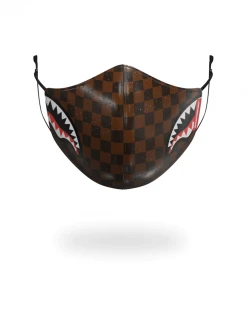 SPRAYGROUND® FACE MASKS SHARKS IN PARIS VEGAN LEATHER FACE MASK