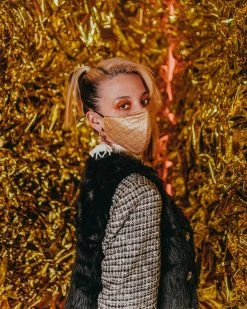 SPRAYGROUND® FACE MASKS GOLD MONEYGRAM VEGAN LEATHER FACE MASK 9 SPRAYGROUND® FACE MASKS GOLD MONEYGRAM VEGAN LEATHER FACE MASK