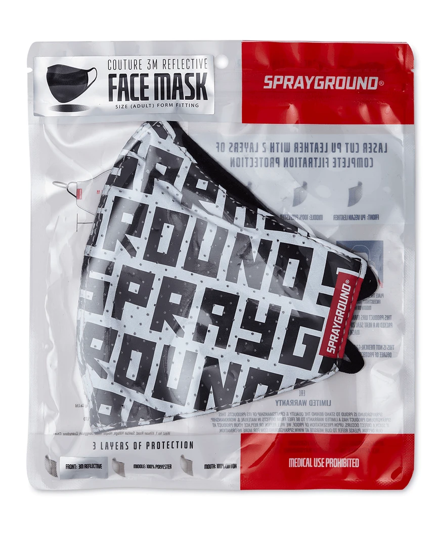 SPRAYGROUND® FACE MASKS SPRAYGROUND INFINITI 3M REFLECTIVE FACE MASK 13 SPRAYGROUND® FACE MASKS SPRAYGROUND INFINITI 3M REFLECTIVE FACE MASK