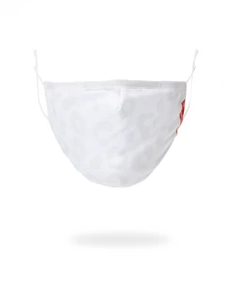 SPRAYGROUND® SNOW LEOPARD POLYESTER FACE MASK FACE MASKS
