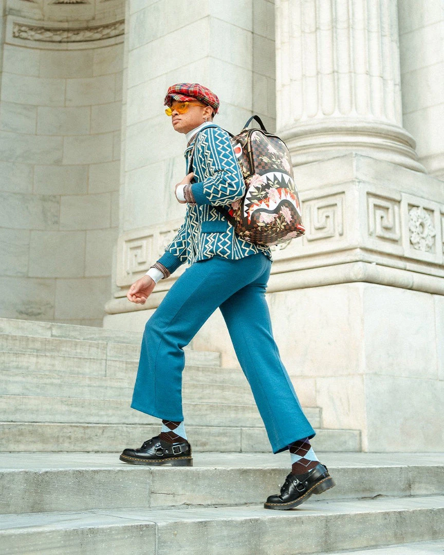 SPRAYGROUND® BAGS SHARKFLOWER DLX BACKPACK SPRAYGROUND® BAGS SHARKFLOWER DLX BACKPACK