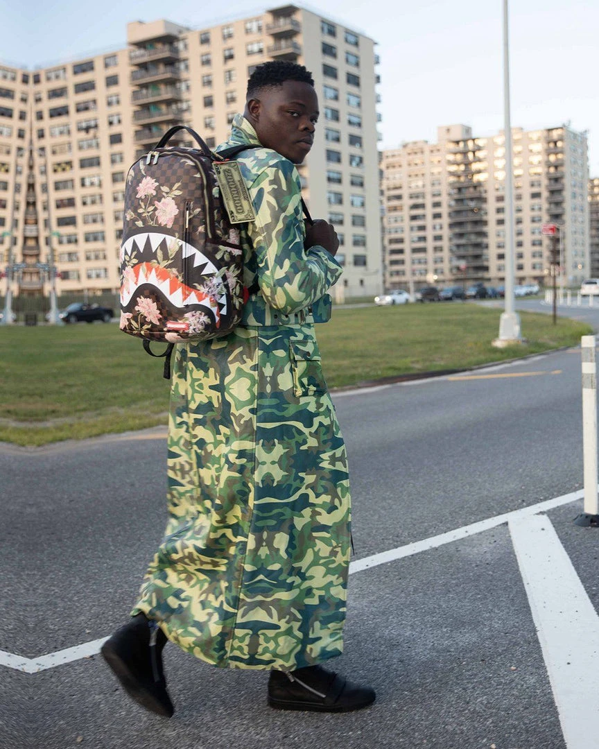 SPRAYGROUND® BAGS SHARKFLOWER DLX BACKPACK SPRAYGROUND® BAGS SHARKFLOWER DLX BACKPACK