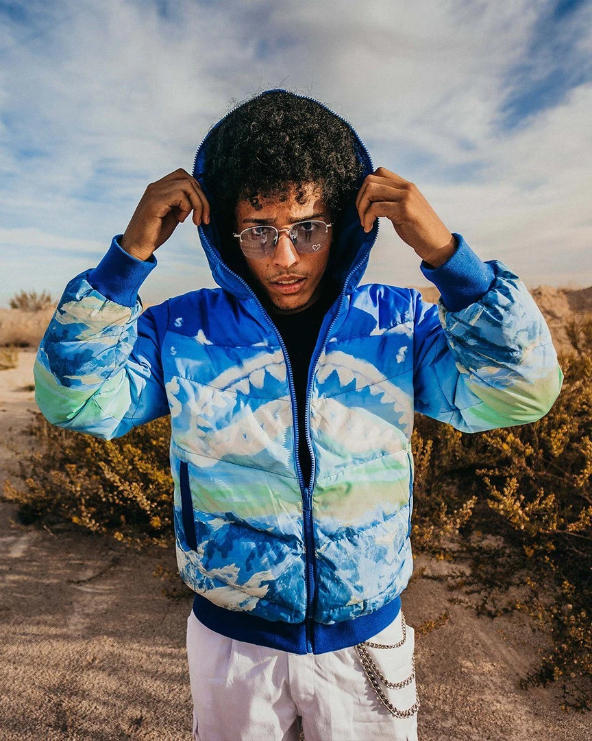 SPRAYGROUND® SHARKSPHERE REVERSIBLE PUFFER JACKET 11 SPRAYGROUND® SHARKSPHERE REVERSIBLE PUFFER JACKET