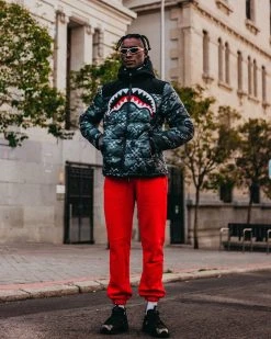 SPRAYGROUND® APPAREL+GEAR 3AM ITALIA BACKSTRAP PUFFER JACKET