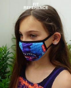 SPRAYGROUND® KIDS FORM FITTING MASK: RAINBOW BOUNCE FACE MASKS