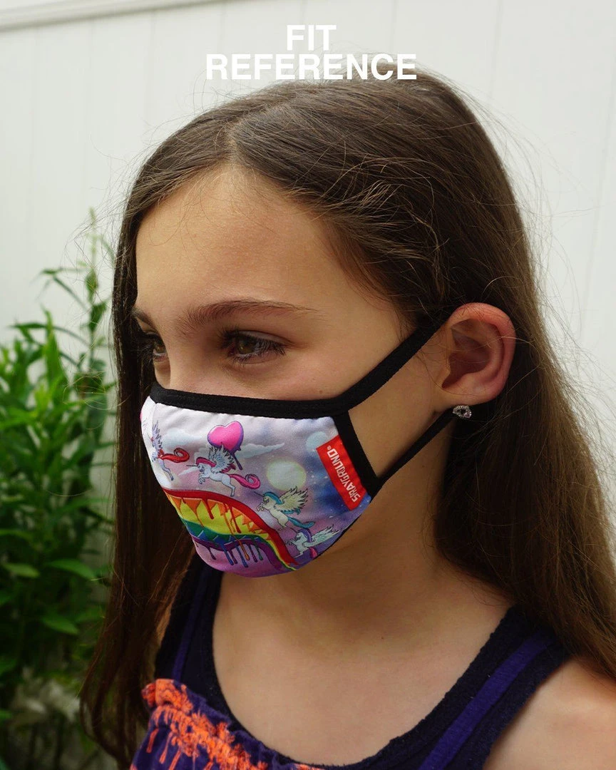 SPRAYGROUND® KIDS FORM FITTING MASK: ASTRO BUBBLE FACE MASKS SPRAYGROUND® KIDS FORM FITTING MASK: ASTRO BUBBLE FACE MASKS