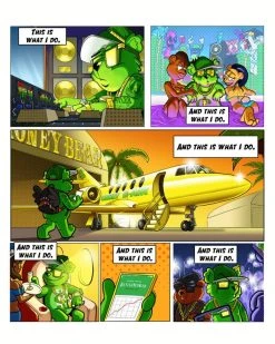 SPRAYGROUND® MONEY BEAR COMIC LIFE HOODY APPAREL+GEAR