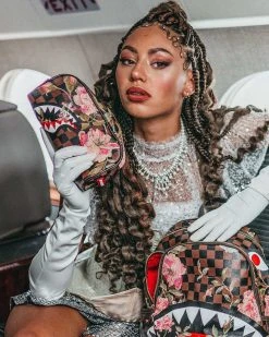 SPRAYGROUND® SHARKFLOWER POUCH BAGS