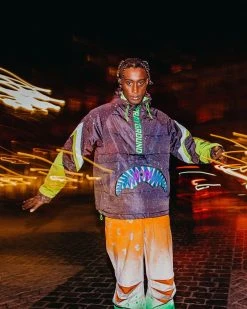 SPRAYGROUND® UFO PARTY SHARK PULLOVER PUFFER JACKET APPAREL+GEAR