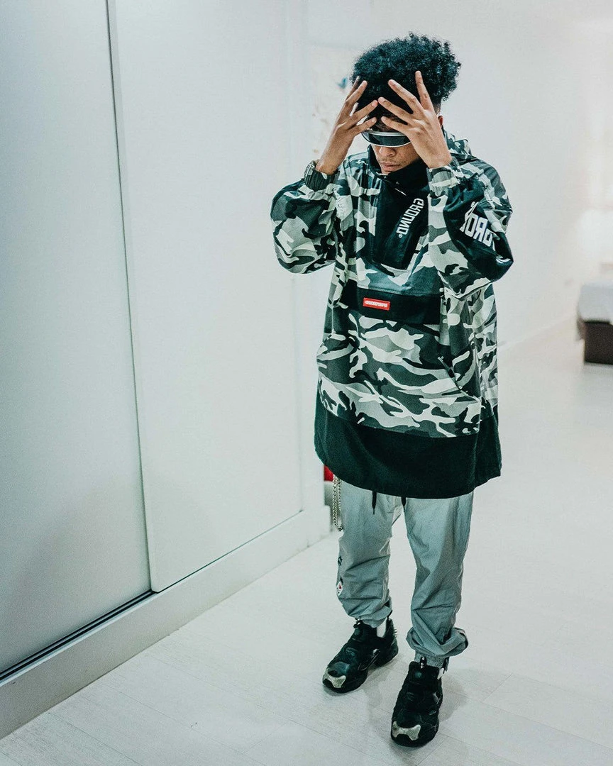 SPRAYGROUND® NIGHT CAMO PULLOVER ANORAK JACKET APPAREL+GEAR 6 SPRAYGROUND® NIGHT CAMO PULLOVER ANORAK JACKET APPAREL+GEAR